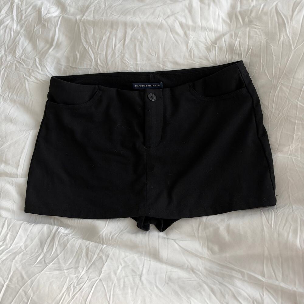 Brandy Melville Micro Black Mini Skirt Size S